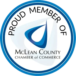 McLean County Chamber of Commerce member logo confirming Scott Labz's active local business membership
