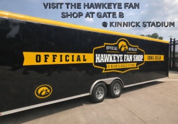 Gameday merchandise setups and venue retail operations