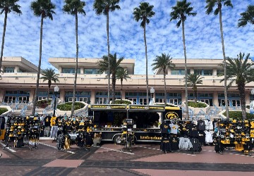 Visiting locker room logistics and sideline gameday venue execution